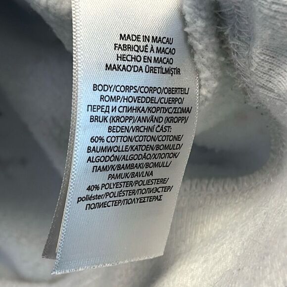 POLO RALPH LAUREN Hoodie Girls Medium White Paint Splatter Print Fleece Pullover - Picture 6 of 12